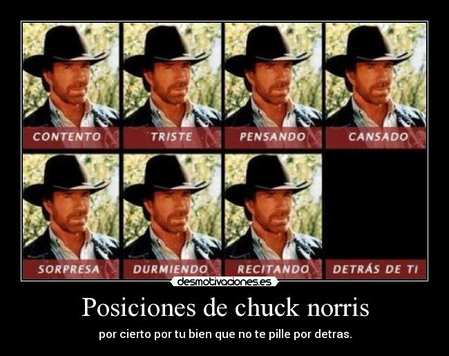 Posiciones de chuck norris -