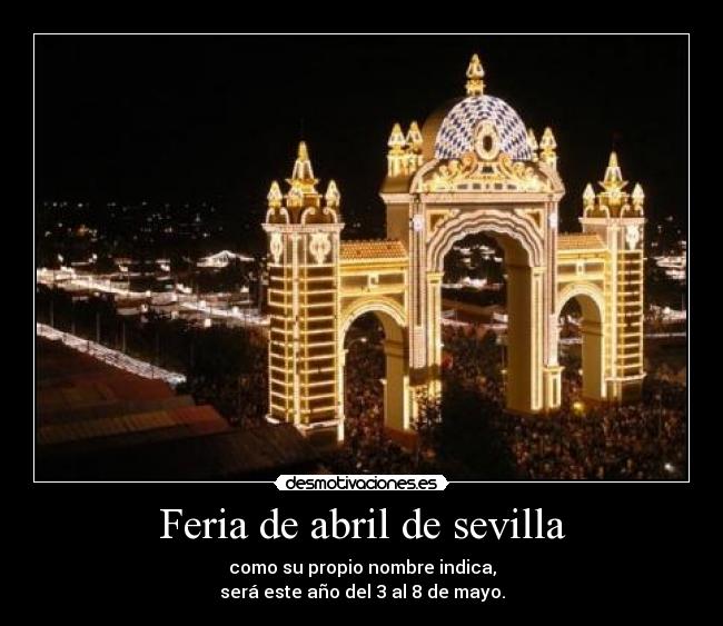 Feria de abril de sevilla -