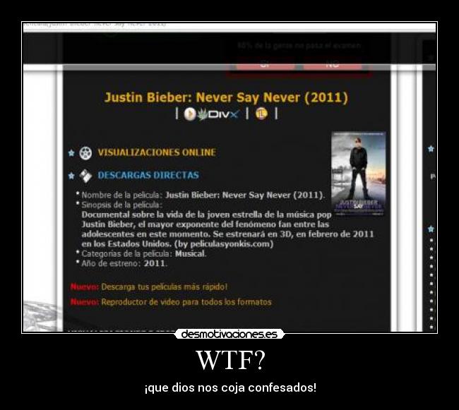 WTF? - ¡que dios nos coja confesados!