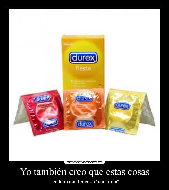 Yo también creo que estas cosas -