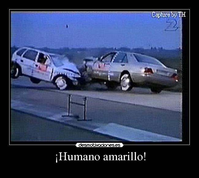 ¡Humano amarillo! -