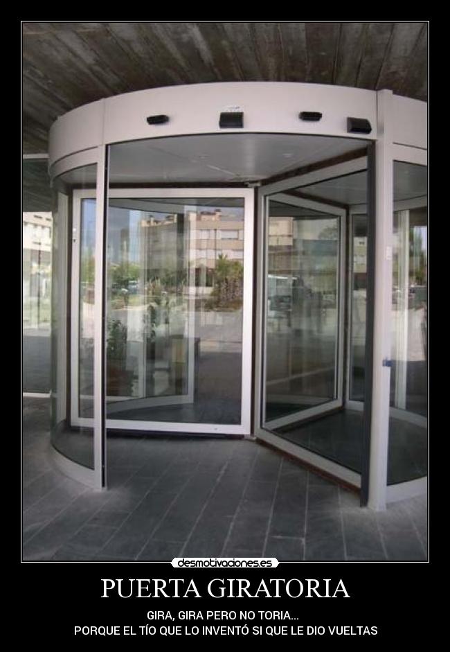 PUERTA GIRATORIA - 