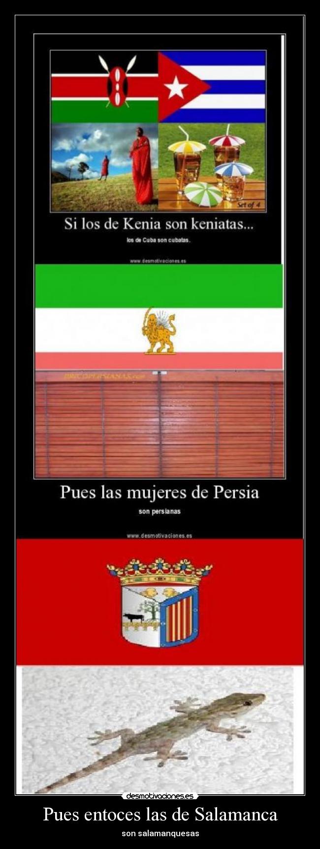 Pues entoces las de Salamanca - son salamanquesas