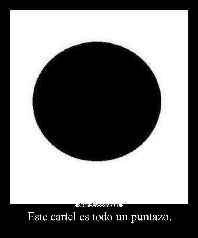 Este cartel es todo un puntazo. -