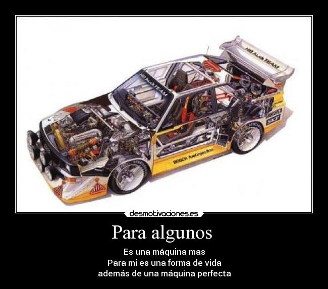 carteles audi quattro rally forma vida maquina desmotivaciones