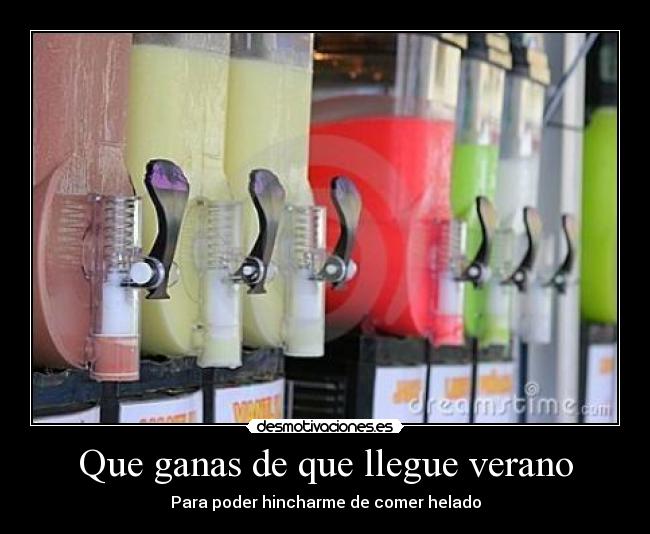 Que ganas de que llegue verano -