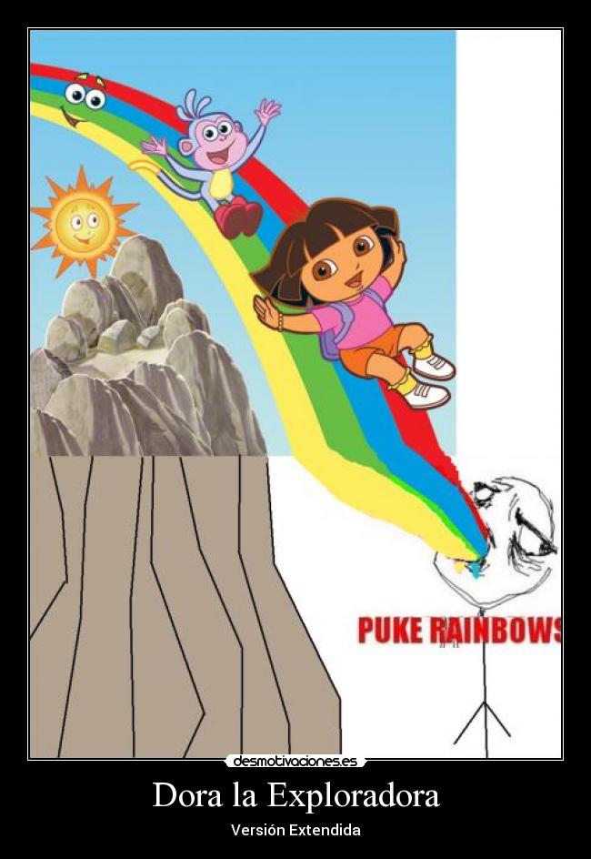 carteles dlepuke rainbows desmotivaciones