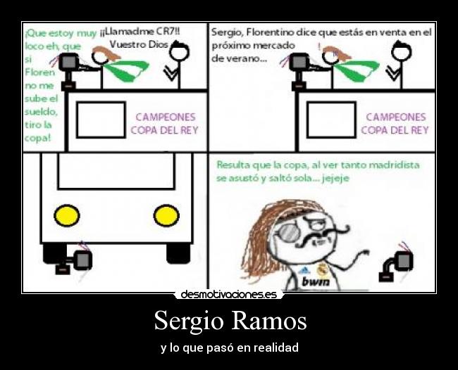 Sergio Ramos - y lo que pasó en realidad