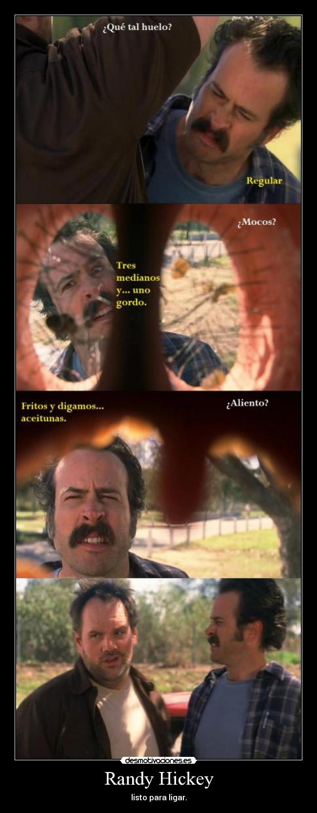 Randy Hickey - listo para ligar.