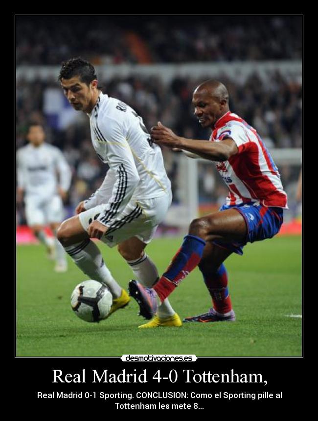 Real Madrid 4-0 Tottenham, -