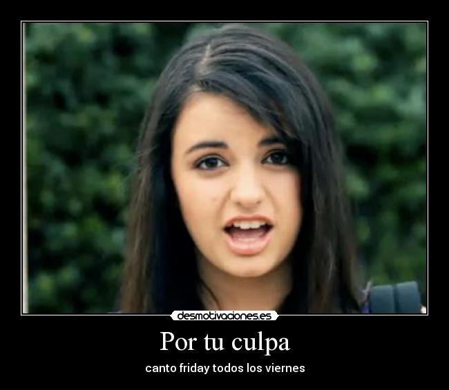 Por tu culpa - canto friday todos los viernes