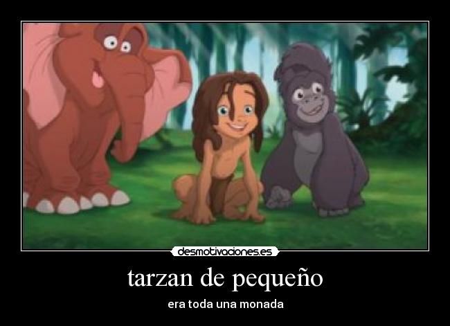 tarzan de pequeño - 