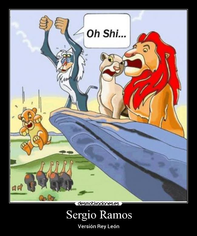 Sergio Ramos - Versión Rey León