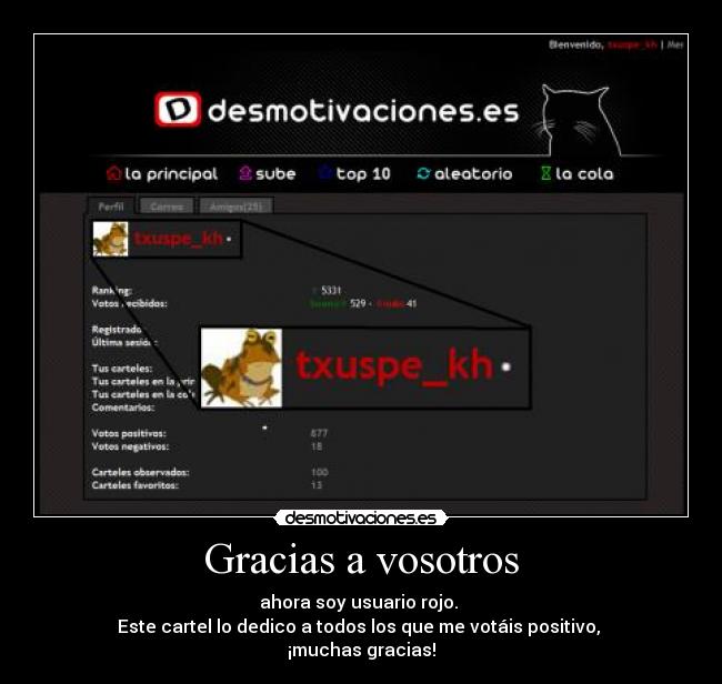 Gracias a vosotros -