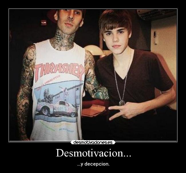 Desmotivacion... - ...y decepcion.