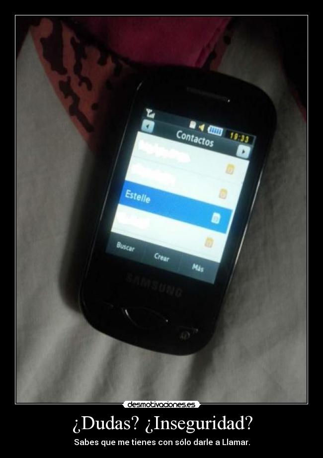¿Dudas? ¿Inseguridad? -