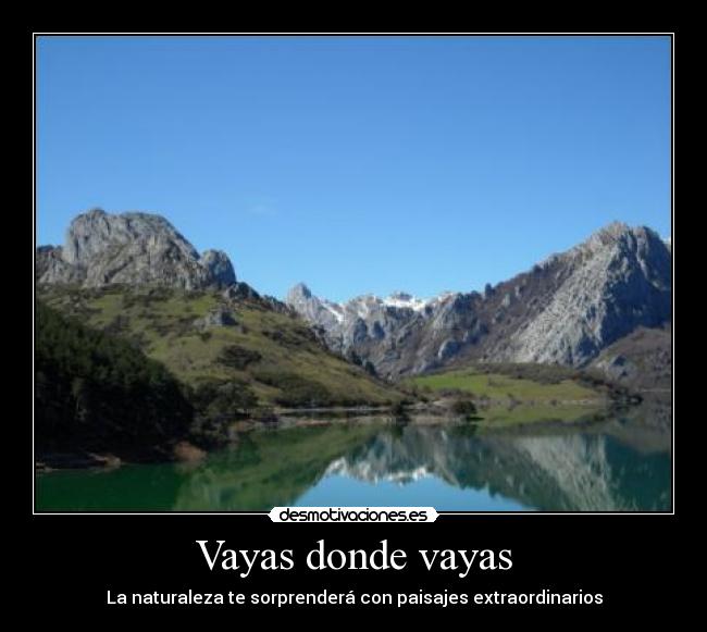 Vayas donde vayas -