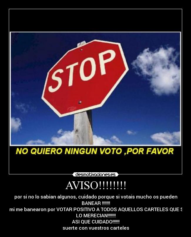 AVISO!!!!!!!! - 