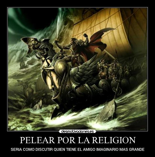 carteles religion pelearporlareligion desmotivaciones