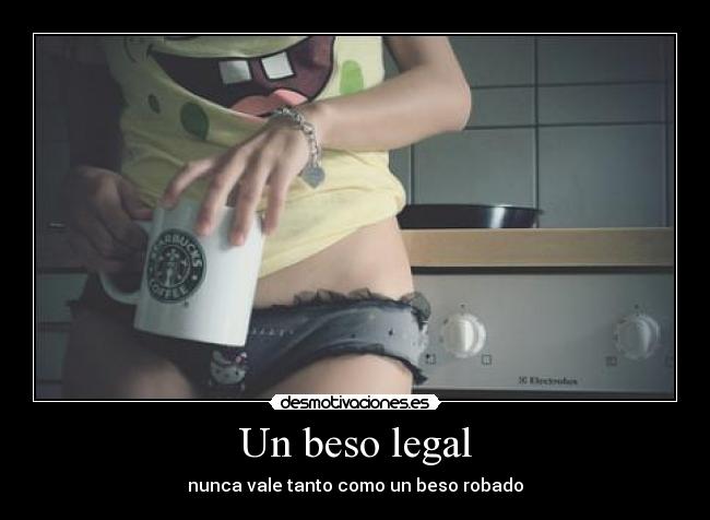 Un beso legal -