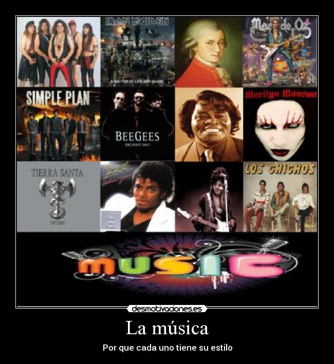 La música - Por que cada uno tiene su estilo