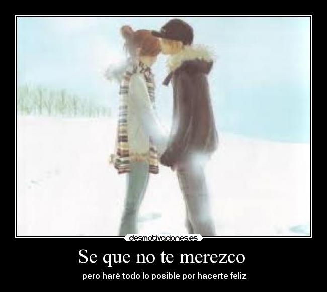 Se que no te merezco  - 