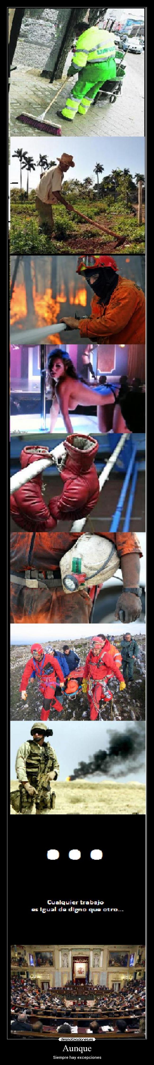 Aunque - Siempre hay excepciones