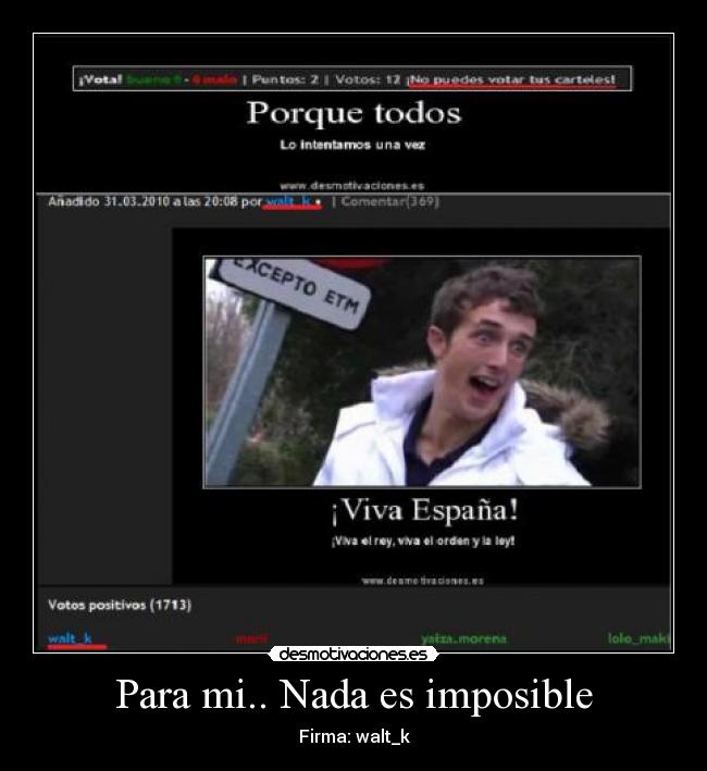 carteles imposible desmotivaciones