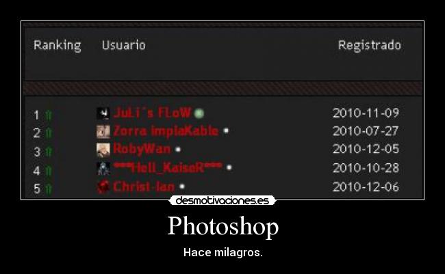 Photoshop - Hace milagros.