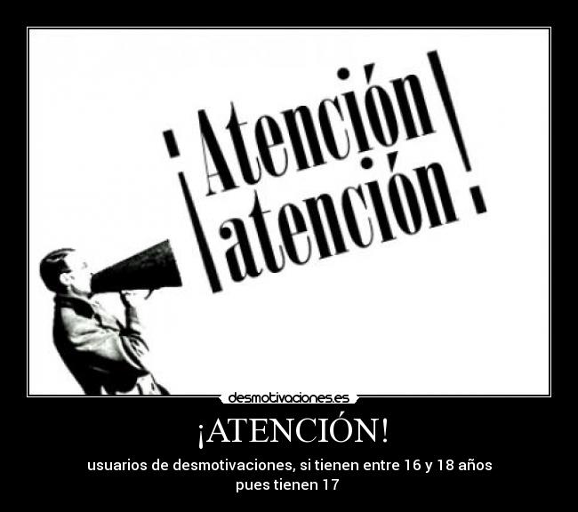 ¡ATENCIÓN! - 