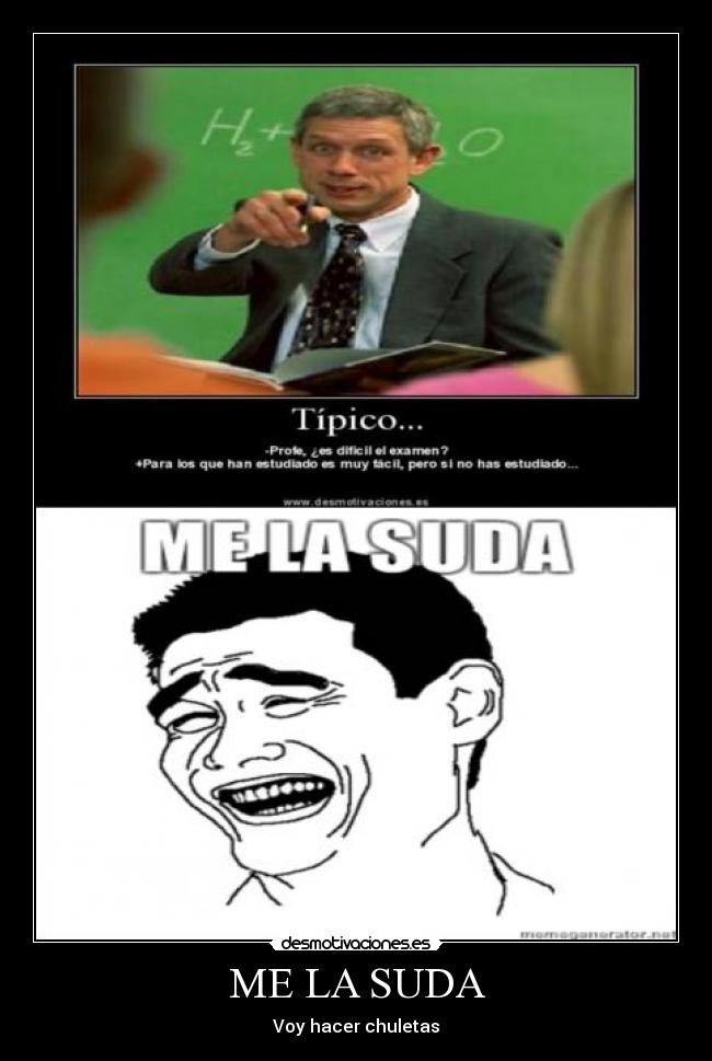 ME LA SUDA - Voy hacer chuletas