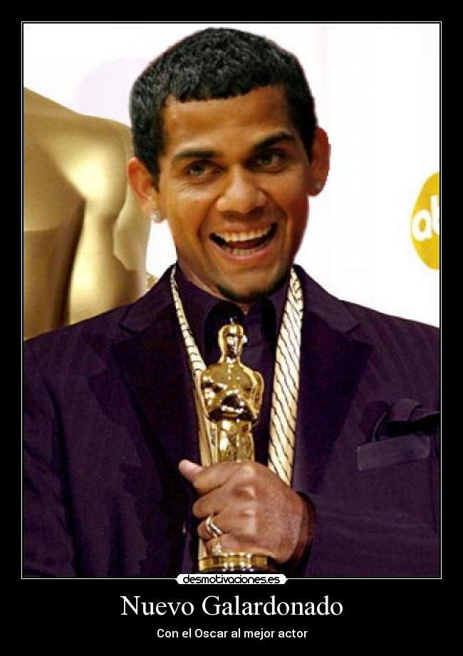 Nuevo Galardonado - Con el Oscar al mejor actor