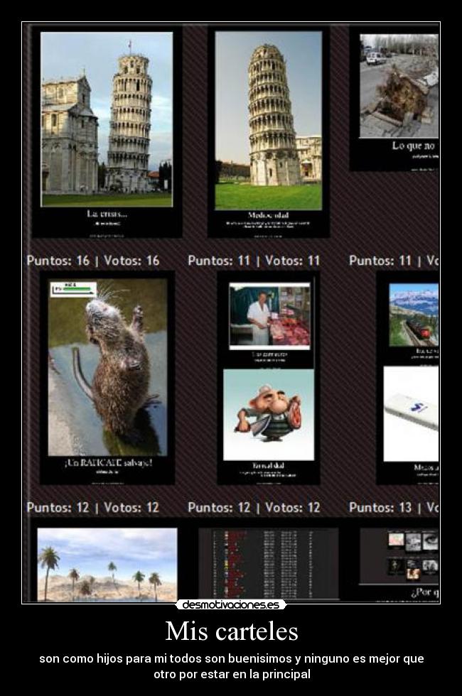 Mis carteles -