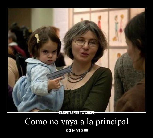 Como no vaya a la principal - 