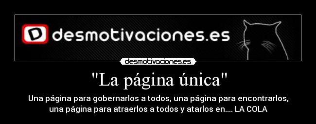La página única -