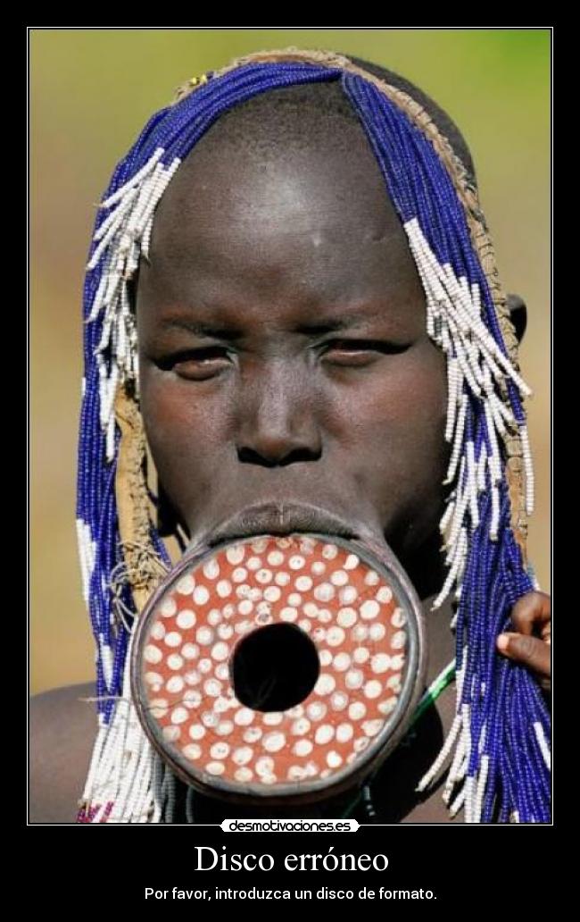 Disco erróneo -