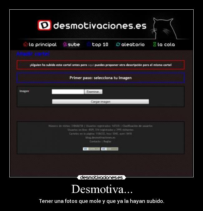 Desmotiva... -
