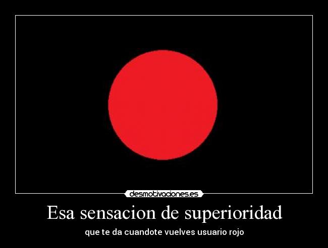 Esa sensacion de superioridad - 