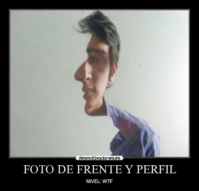 FOTO DE FRENTE Y PERFIL -