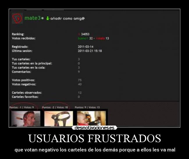 USUARIOS FRUSTRADOS -