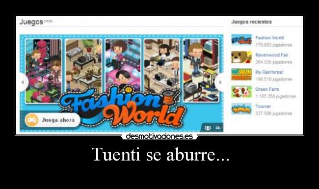 Tuenti se aburre... -