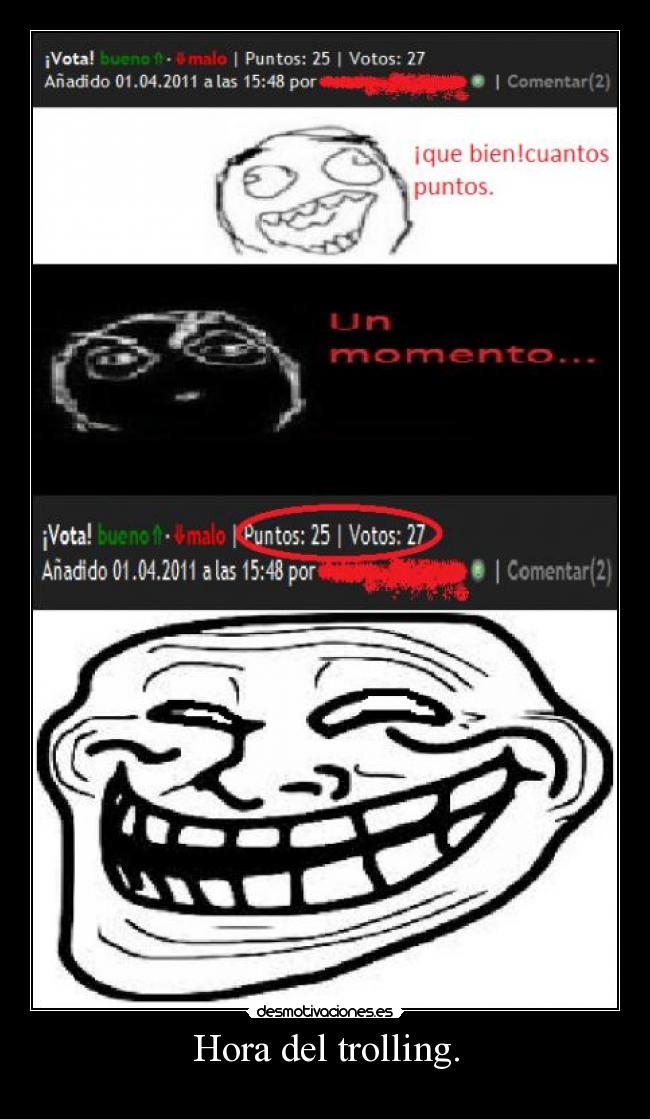 Hora del trolling. - 