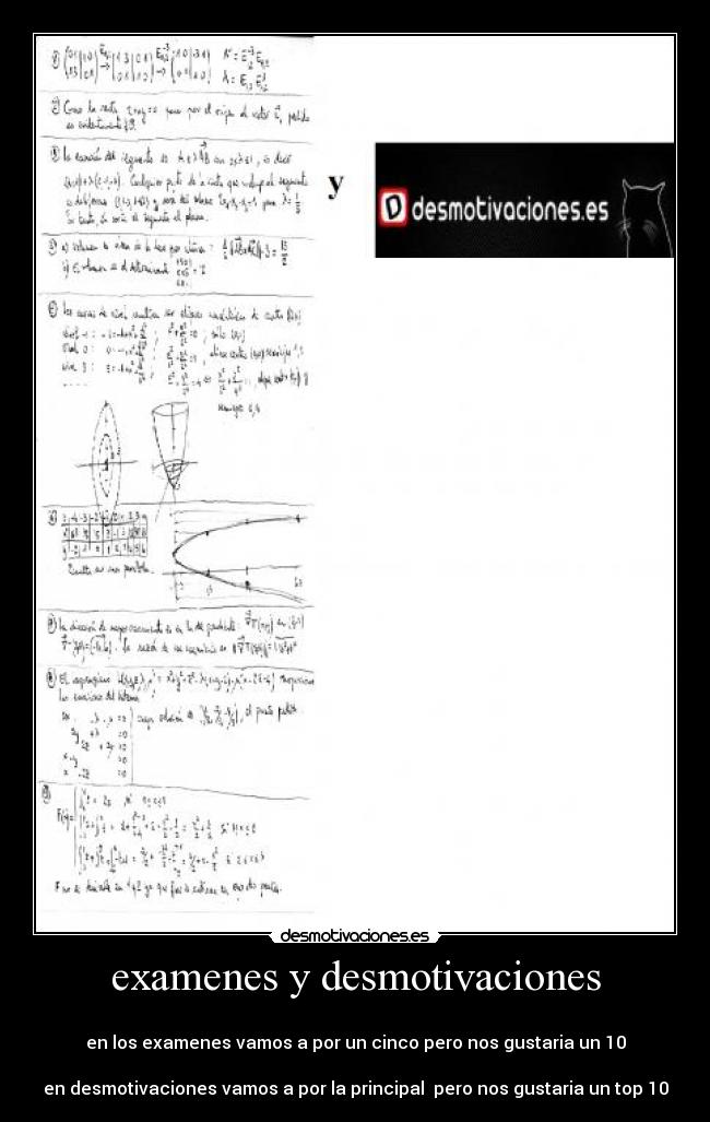 examenes y desmotivaciones -