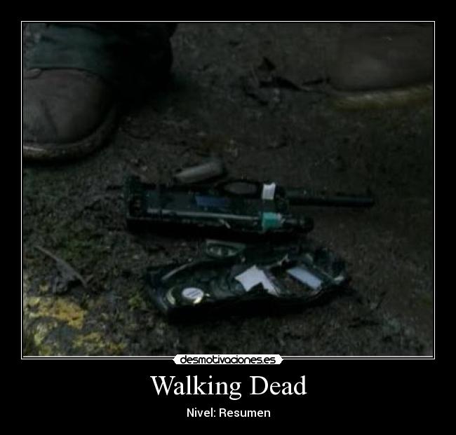 carteles walking dead walkie humor series television chistes lasexta cuatro desmotivaciones