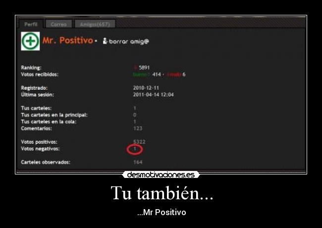 Tu también... - ...Mr Positivo
