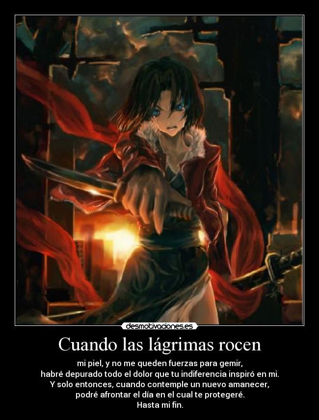 Cuando las lágrimas rocen -