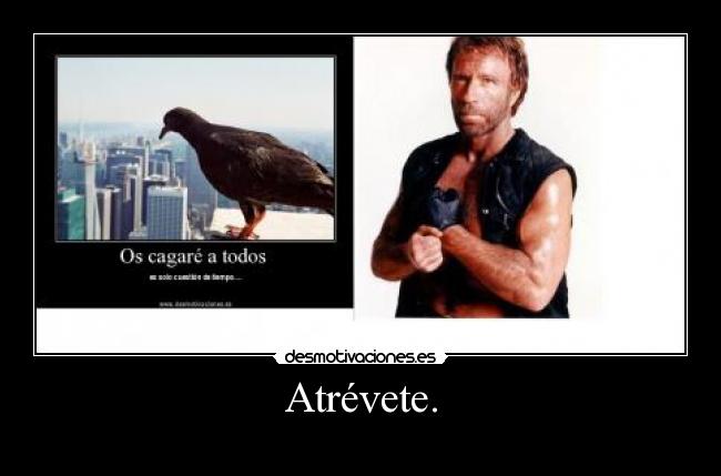 Atrévete. -