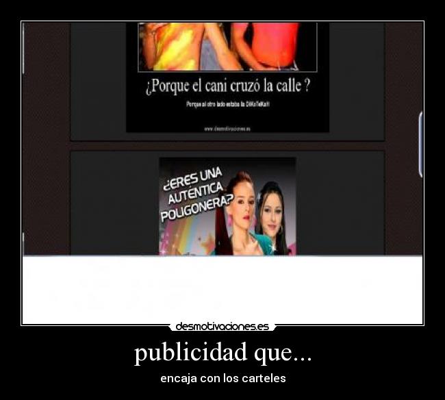 publicidad que... -