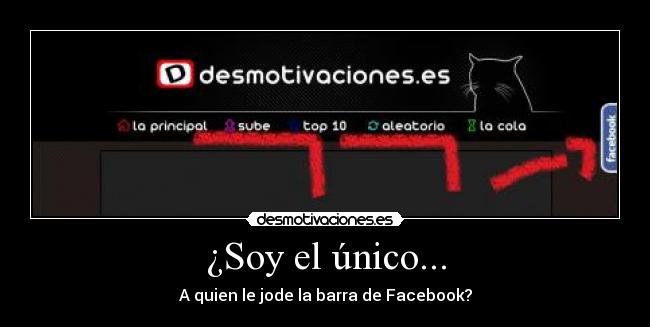 ¿Soy el único... -