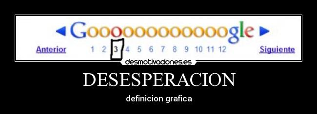 DESESPERACION - 